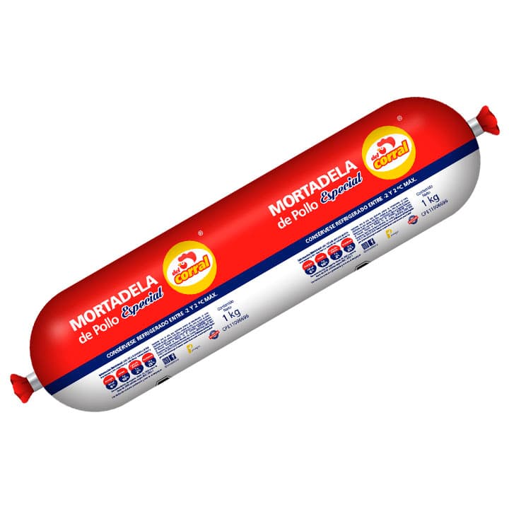 DEL CORRAL MORTADELA POLLO 1Kg - 1