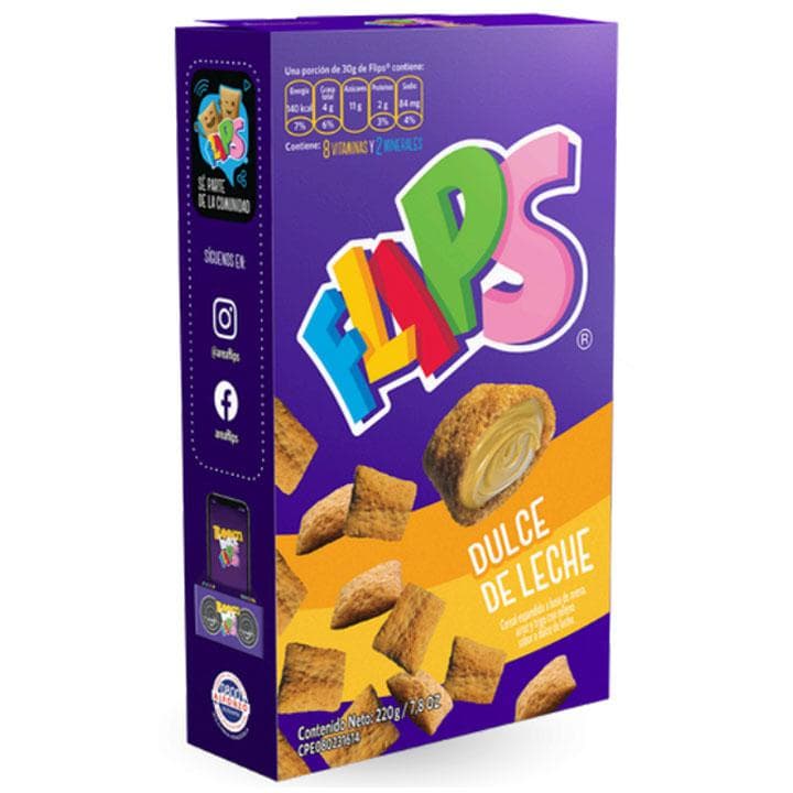 FLIPS DULCE DE LECHE 220g