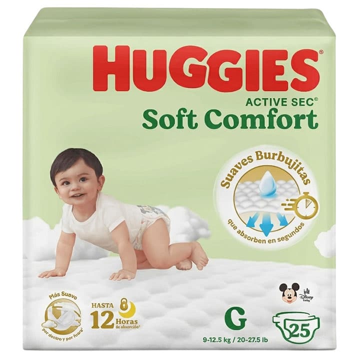 HUGGIES ACTIVE SEC G 25und - 1