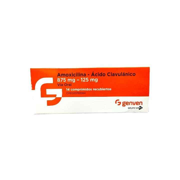 AMOXICILINA 14tabX875/125mg ACID CLAVU LETI