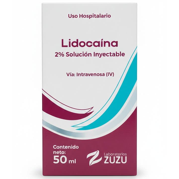 LIDOCAINA 2% AMP 50ml ZUZU - 1