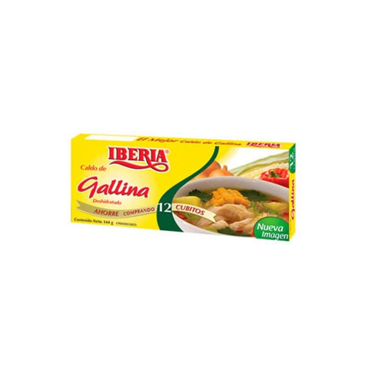 IBERIA CALDO GALLINA 12X144g - 1