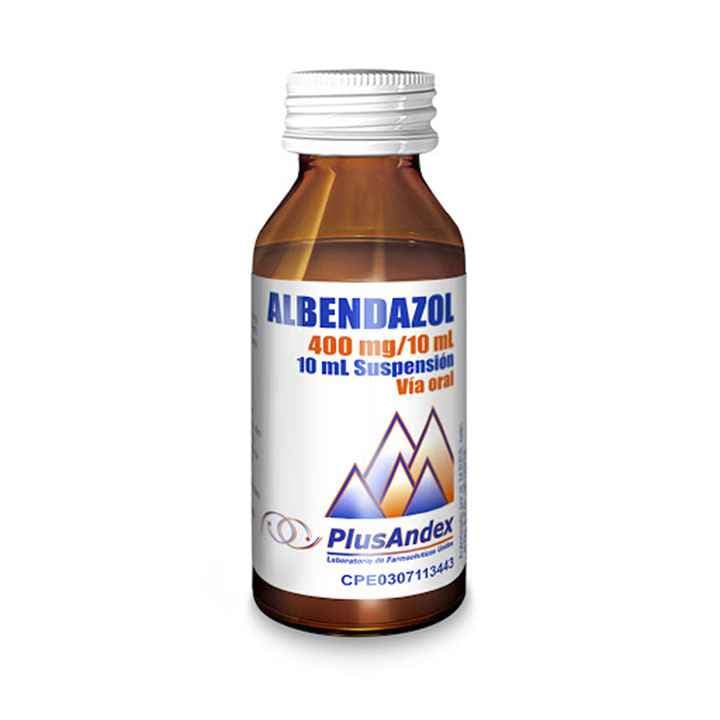 ALBENDAZOL 400mg 10ml PLUSANDEX