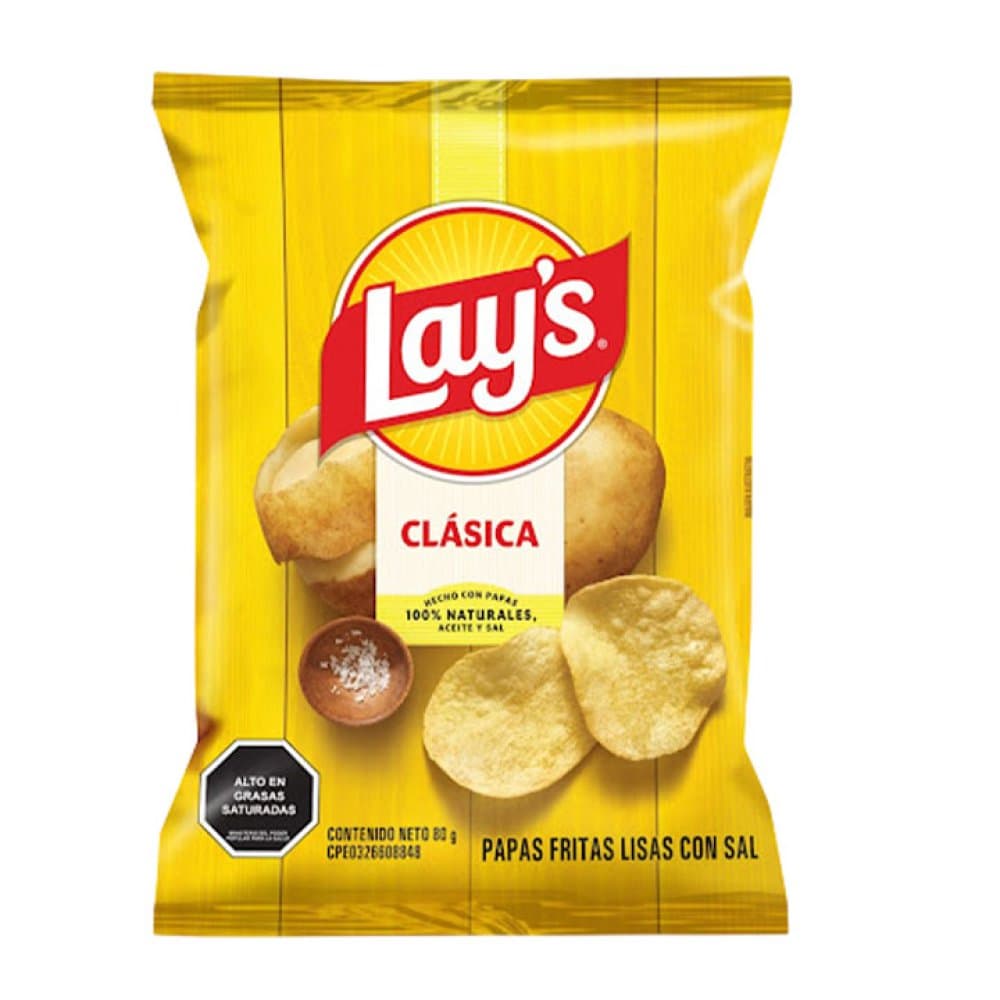 LAYS PAPAS CLASICAS 80g - 1