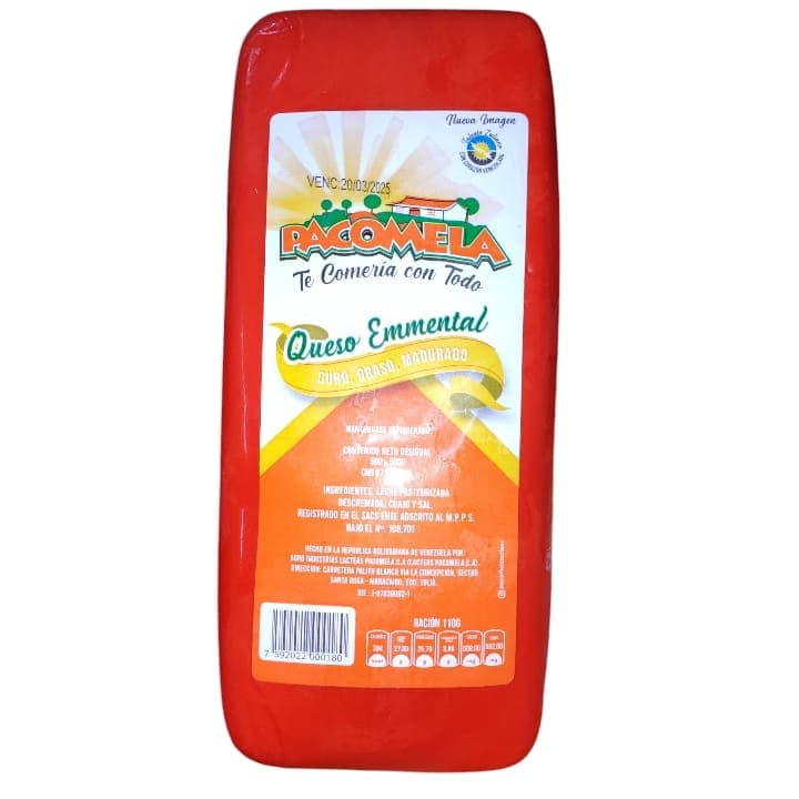 PACOMELA EMMENTAL BARRA Kg - 1