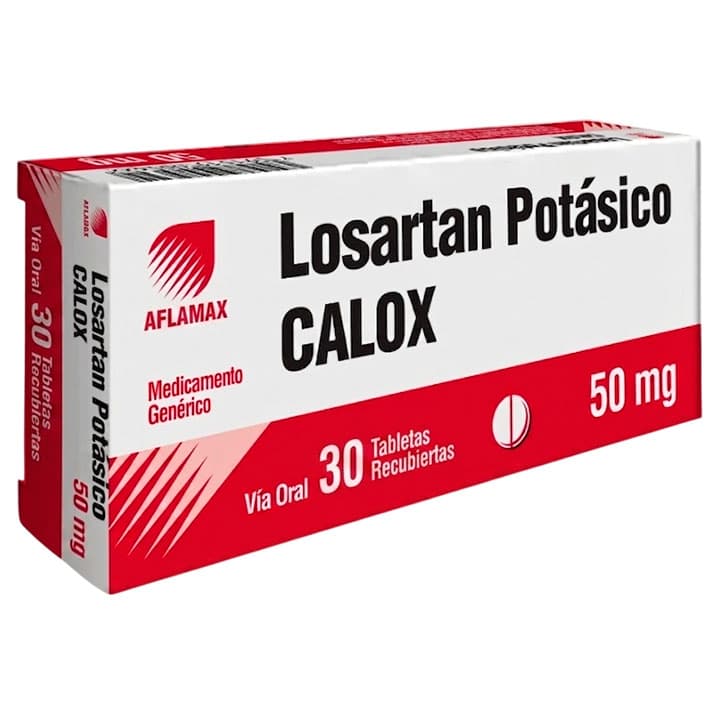 LOSARTAN POTASICO 30tabX50mg CALOX - 1
