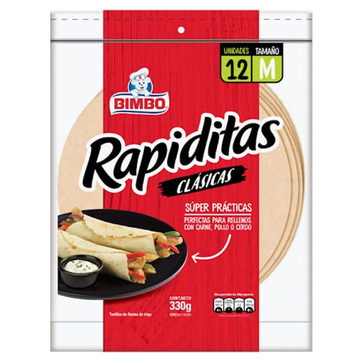 BIMBO TORTILLAS CLASICA 330g - 1