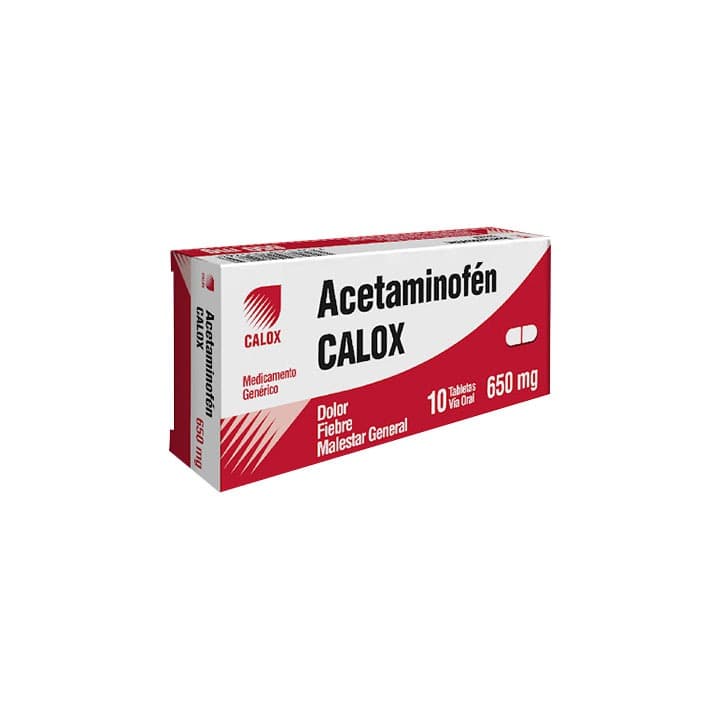 ACETAMINOFEN CALOX 10taX650mg - 1