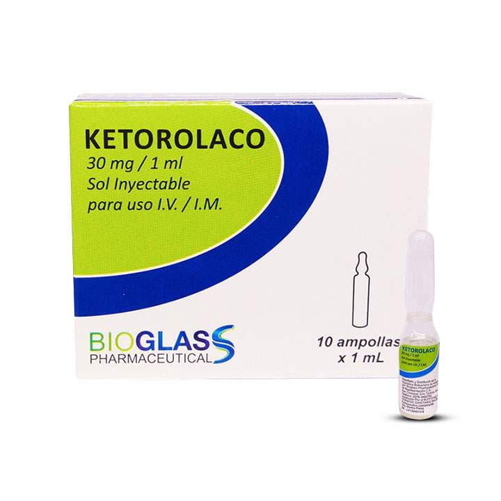 KETOROLACO 30mgX1ml I.V/I.M GLOBAL MEDIC 
