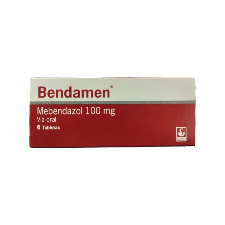 BENDAMEN 6tblX100mg SIEGFRIED MEBENDAZOL