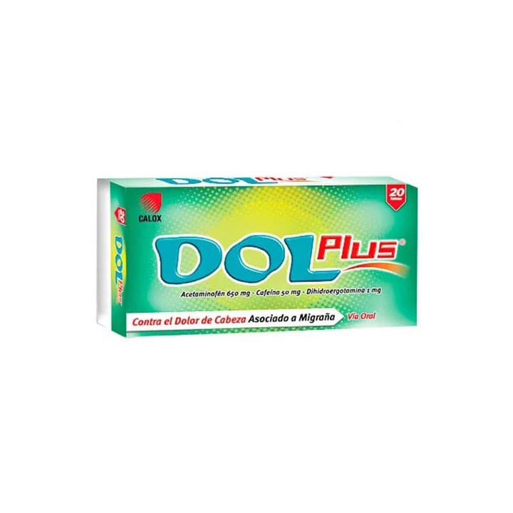 DOL PLUS 20tabX650/50mg CALOX ACE - 1