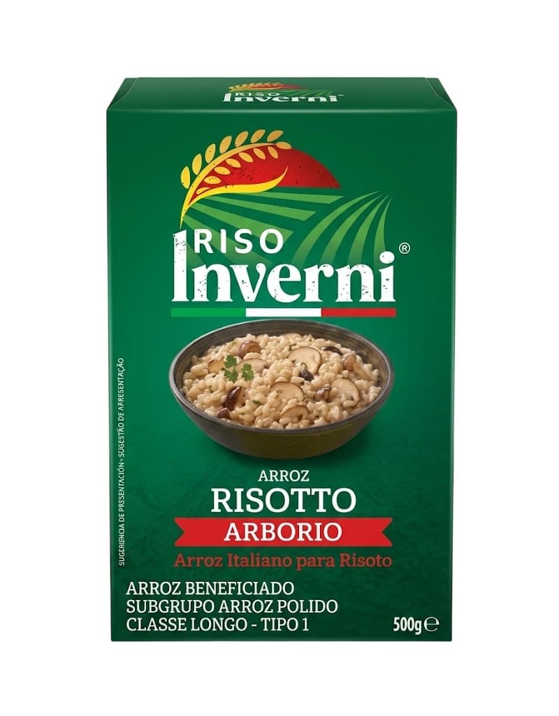 INVERNI ARROZ RISOTTO ARBORIO 500g