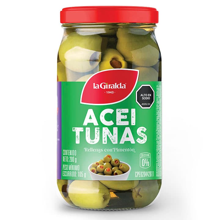 LA GIRALDA ACEITUNAS RELLENAS 200g - 1