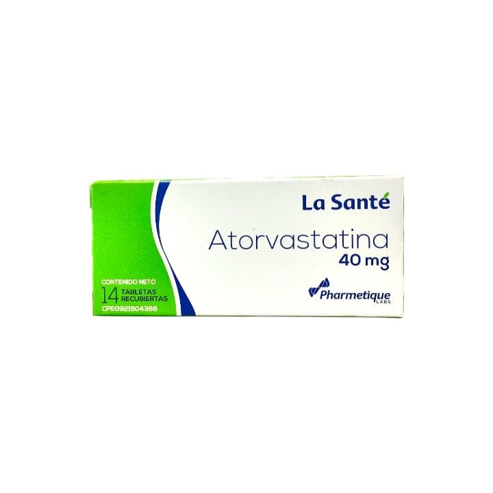 ATORVASTATINA LA SANTE 14tabX40mg LA SANTE - 1