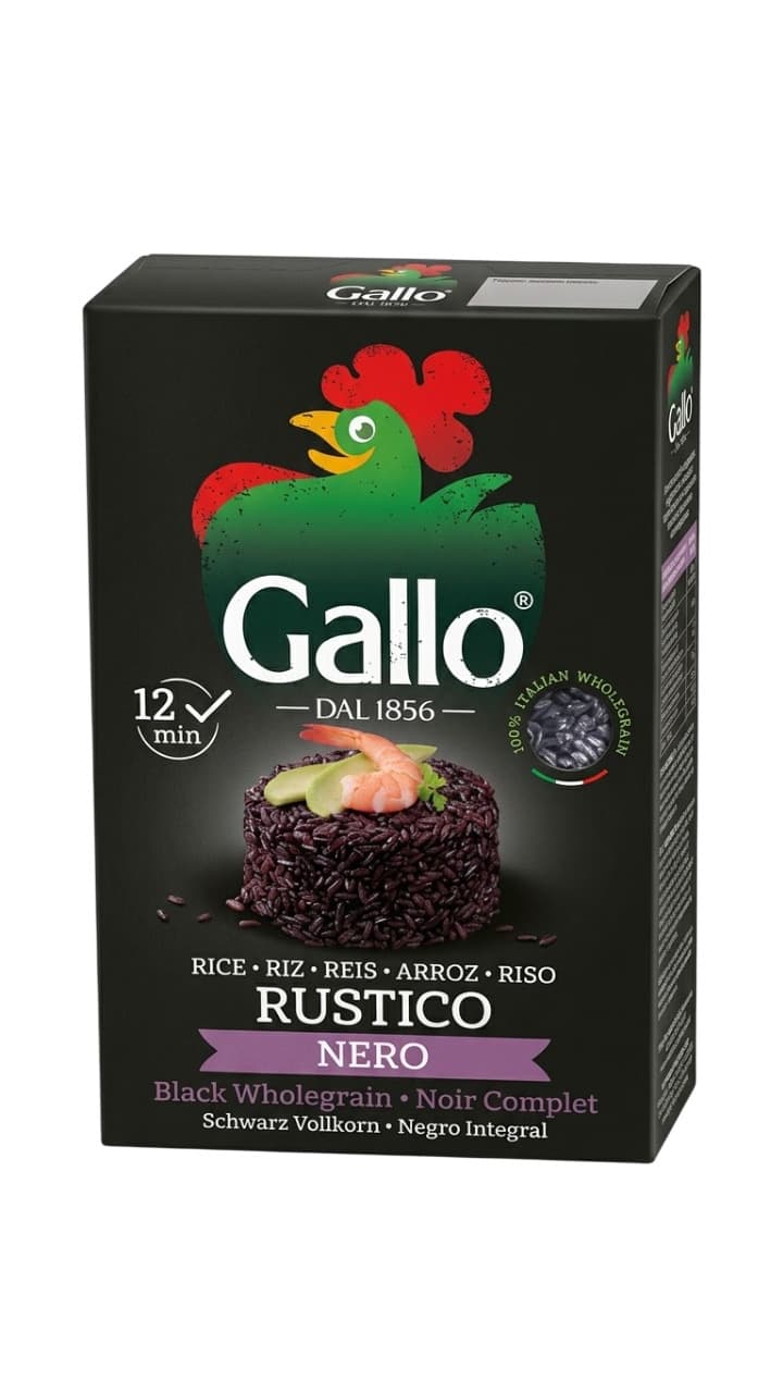 GALLO ARROZ RUSTICO NEGRO 500g - 1