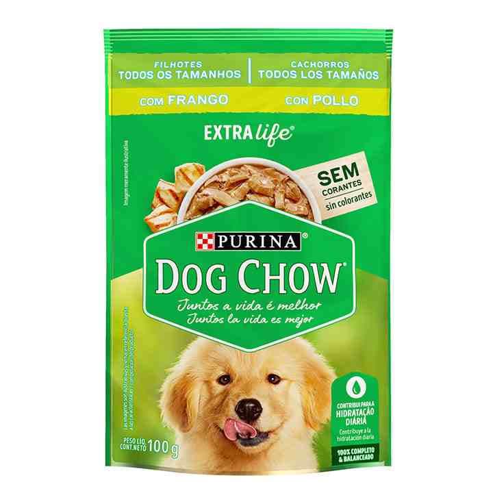 DOG CHOW POLLO CACHO T/TAMA 100g