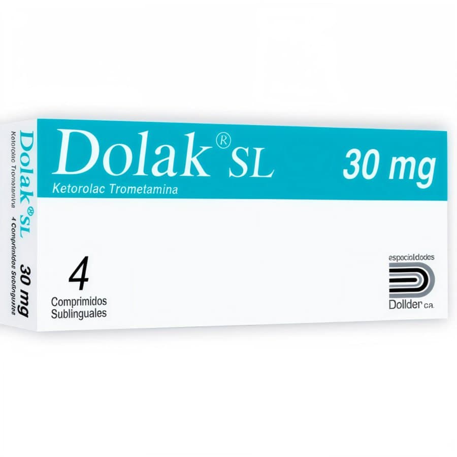 DOLAK SL 4tabX30mg DOLLDER KETOROLAC TROMETAMINA