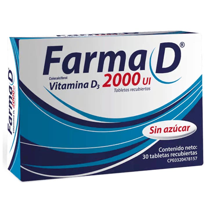 FARMA D 30tab2000UI LAB FARMA VIT D3 - 1