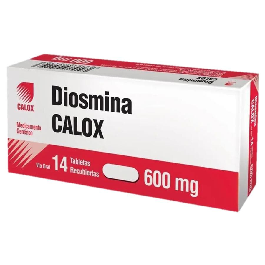 DIOSMINA 14tabX600mg CALOX 