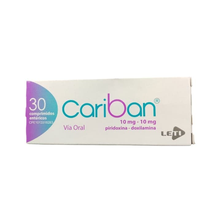 CARIBAN 10mg/10mg 30TAB LETI PIRIDOXINA DOXI - 1