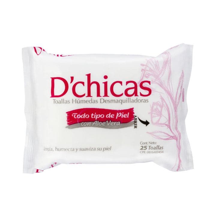 DCHICAS TOALLAS DESMAQUILLANTE 25und