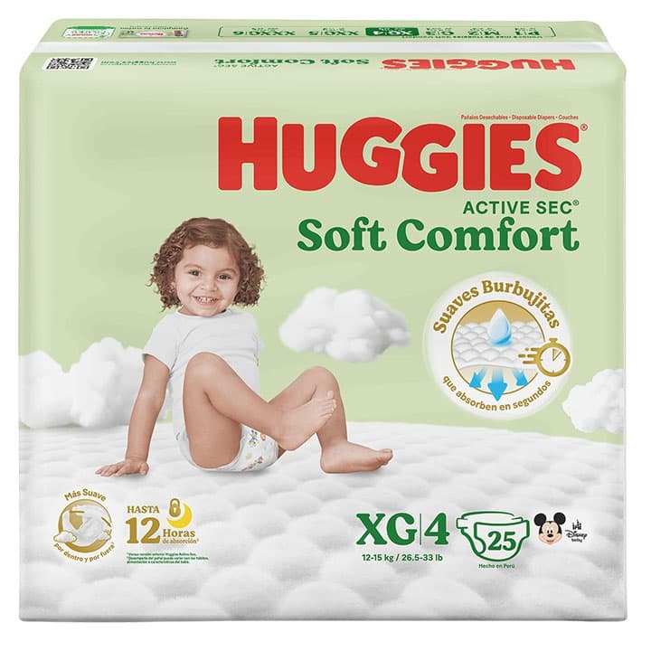 HUGGIES ACTIVE SEC XG 25und