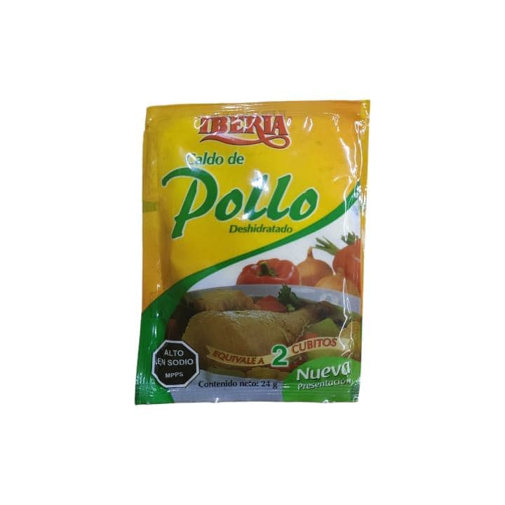 IBERIA CALDO POLLO DESH 24g