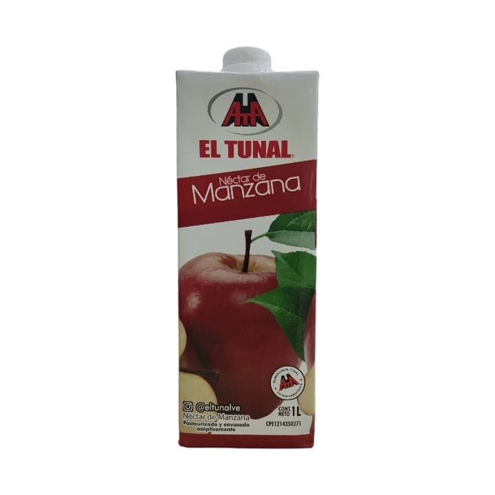 EL TUNAL NECTAR MANZANA 1L