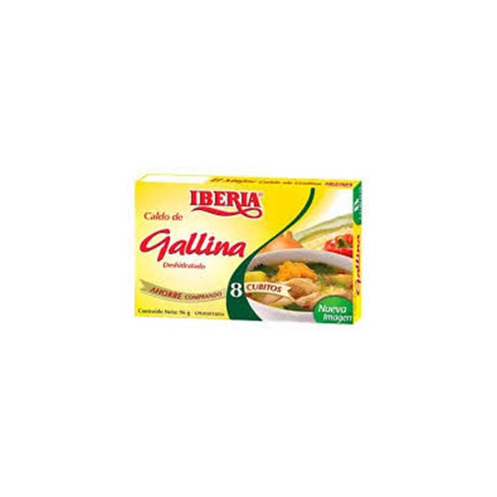 IBERIA CALDO GALLINA 8X96g