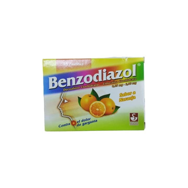 BENZODIAZOL NARANJA 16tab SIEGFRIED