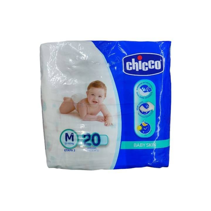 CHICCO PAÑAL TALLA M REG 20und