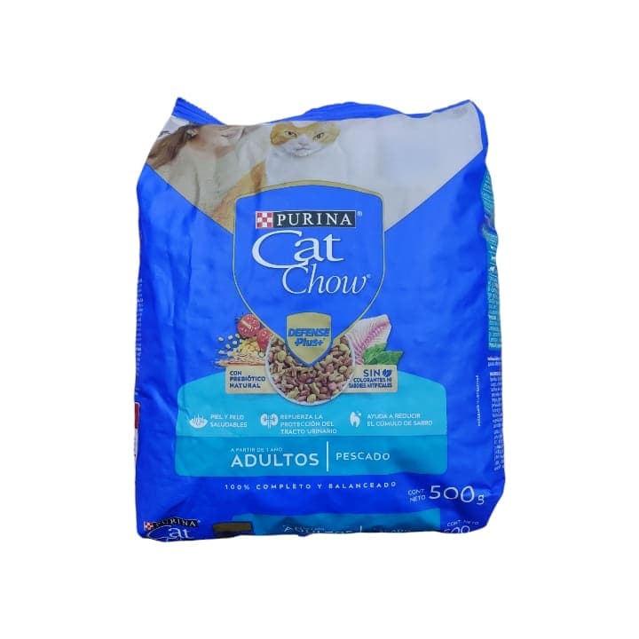 CAT CHOW PESCADO ADULTOS 500g - 1