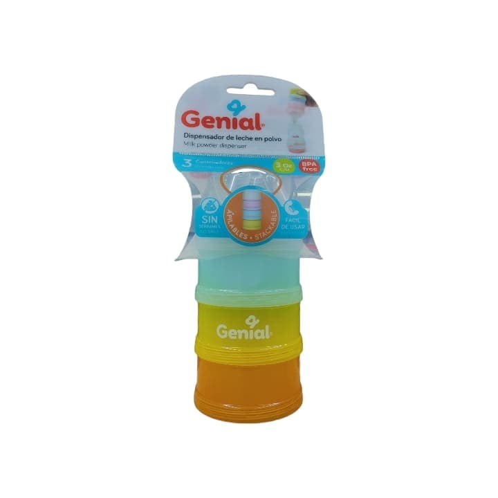 GENIAL DISPENSADOR DE LECHE EN POLVO 3pzas - 1