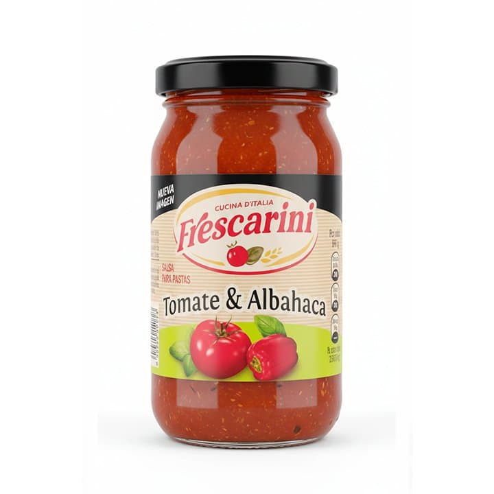 FRESCARINI TOMATE ALBAHACA 190g