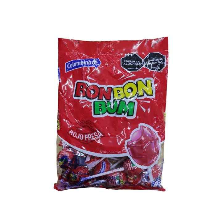 BON BON BUM ROJO FRESA 24Und