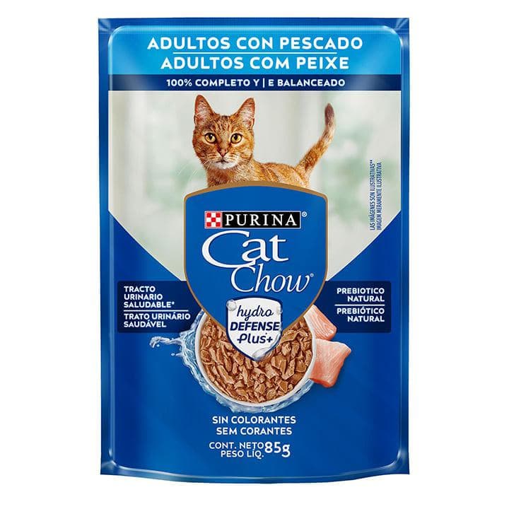 CAT CHOW PESCADO ADULTOS 85g - 1