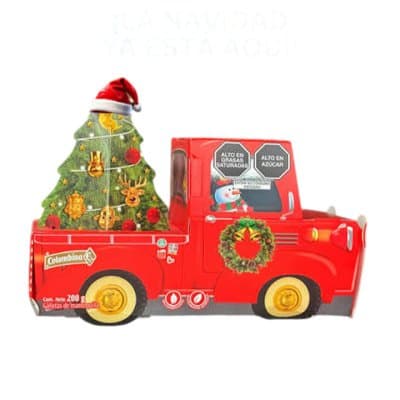 COLOMBINA GALLETAS NAVIDAD CARRO 200g