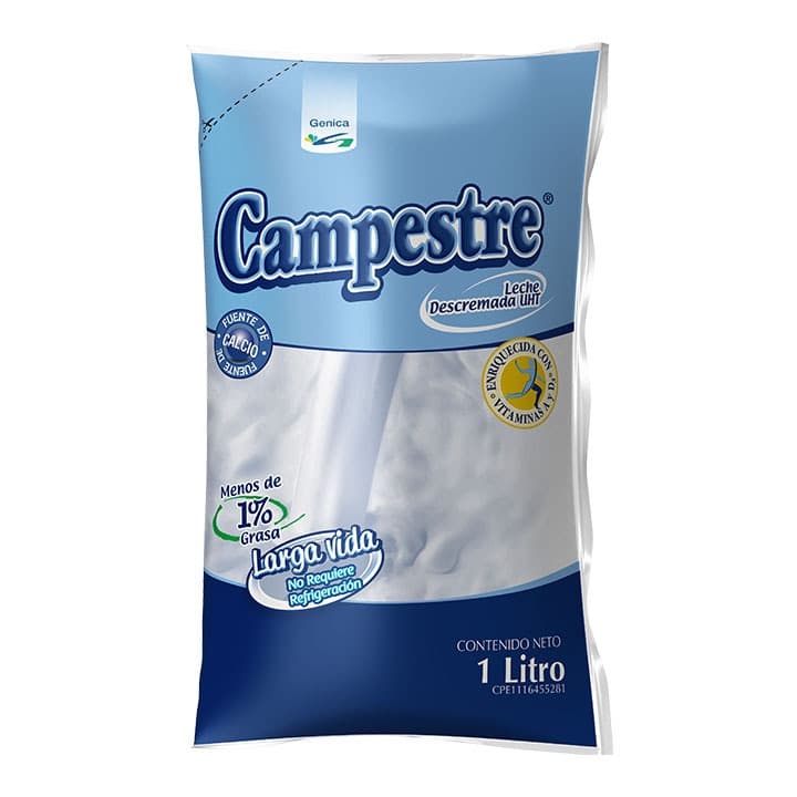 CAMPESTRE LECHE LIQ DESCRE BOL 1L - 1