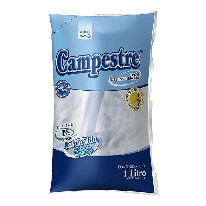 CAMPESTRE LECHE LIQ DESCRE BOL 1L