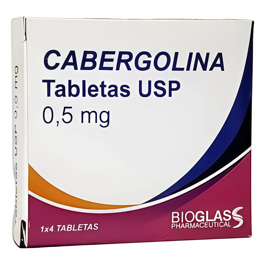 CABERGOLINA 4tabX0.5mg BIOGLASS - 1