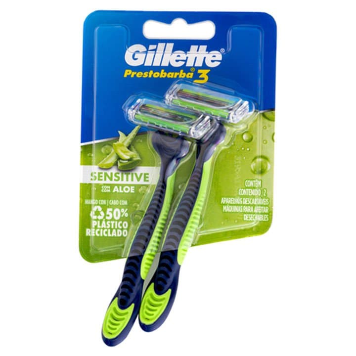 GILLETTE SENSITIVE 3 HOJAS MAQUINA 2und 5930