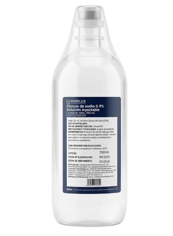 SOLUCION 0.9% KMPLUS 500ML 