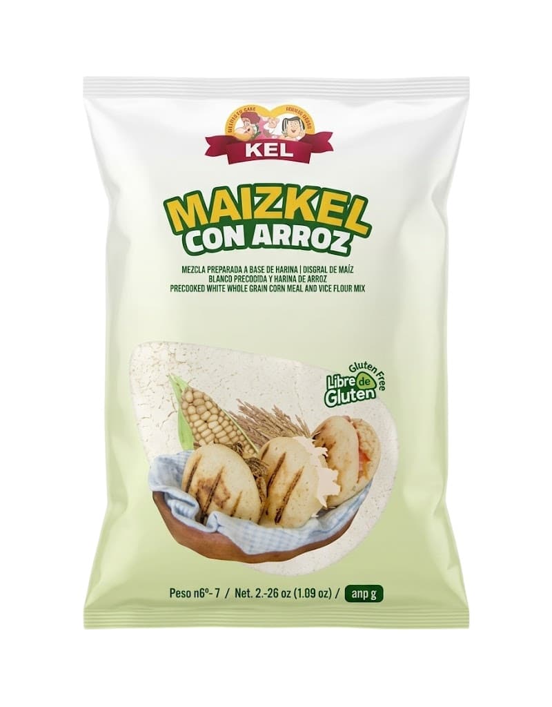 MAIZKEL HARINA LIBRE DE GLUTEN 900g