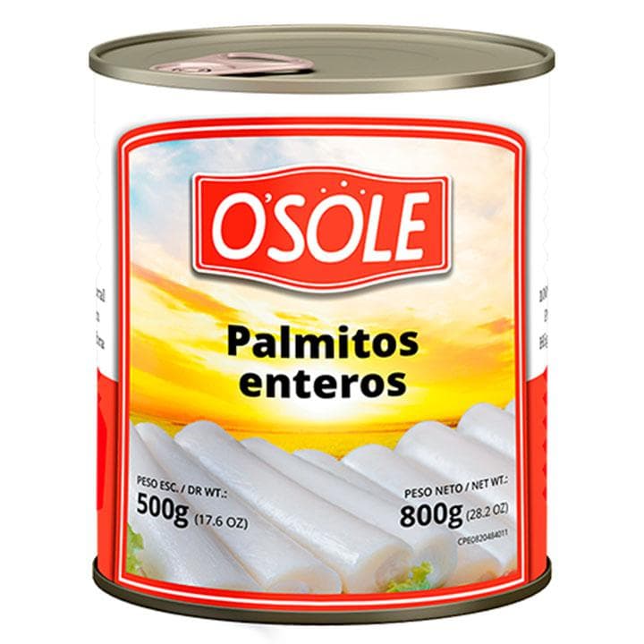 OSOLE PALMITOS ENTERO 800g