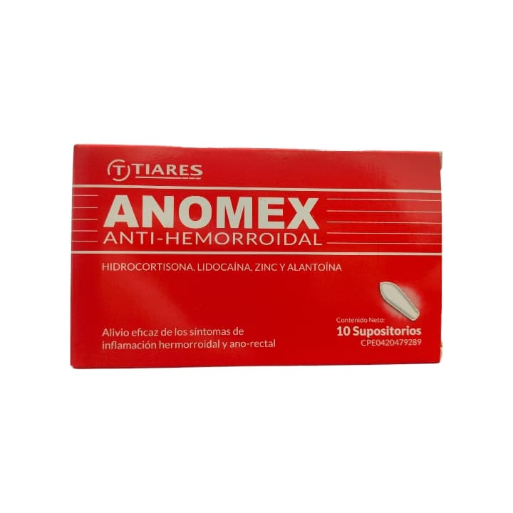 ANOMEX 10sup TIARES HIDROCOR LIDOCA ZINC ALANTO - 1