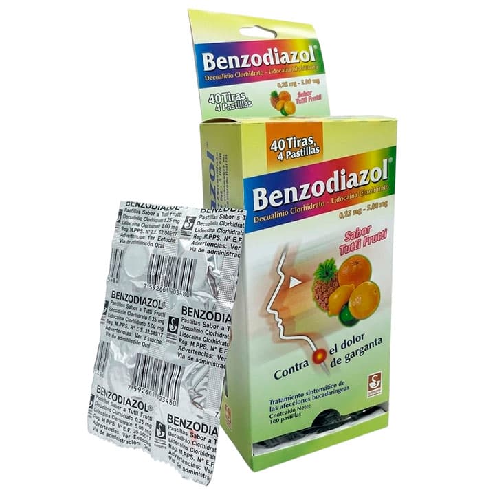 BENZODIAZOL TUTI FRUTI 4Tab SIEGFRIED - 1