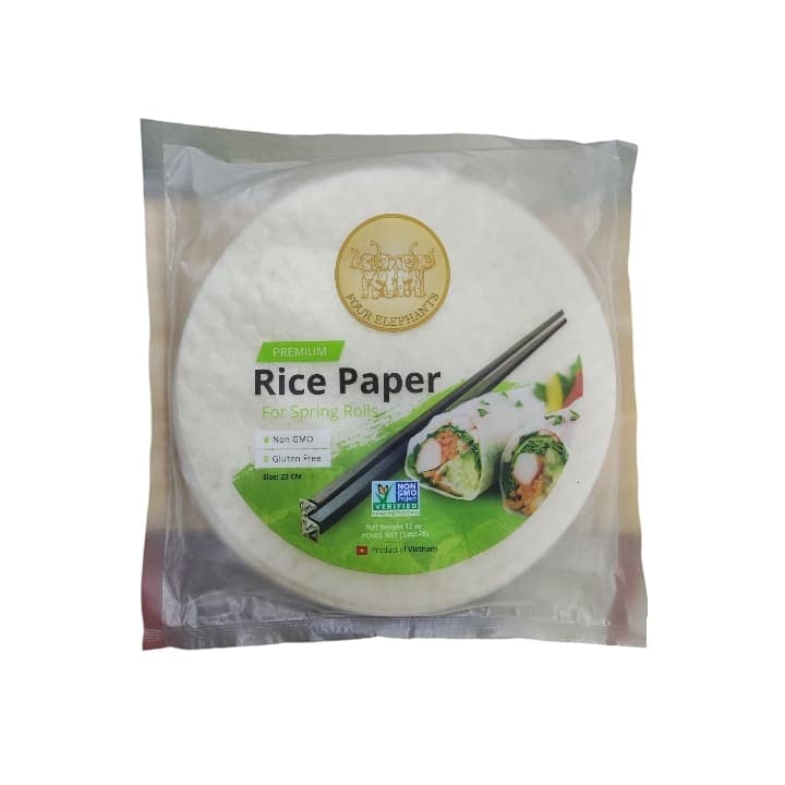 HOJAS DE ARROZ P/LUMPIAS 22CM 340g - 1