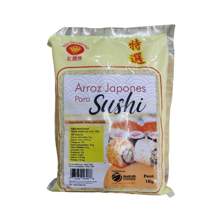 ARROZ JAPONES PARA SUSHI 1Kg - 1