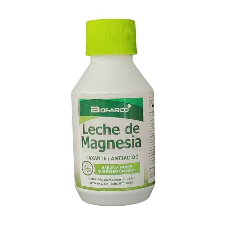 LECHE MAGNESIA MENTA 120ml BIOFARCO LAXANTE