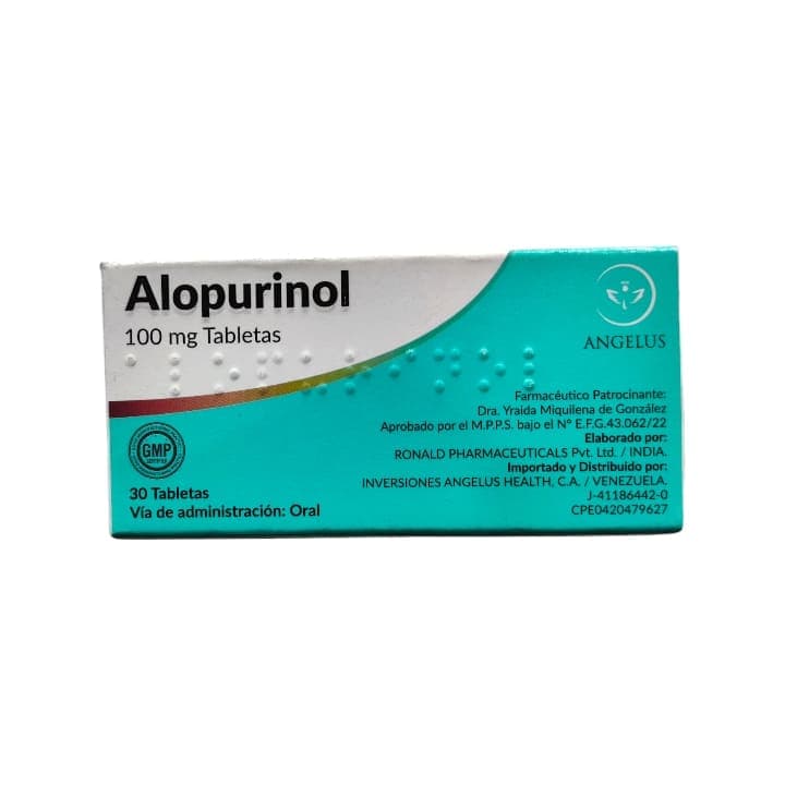 ALOPURINOL 30tabX100mg ANGELUS - 1